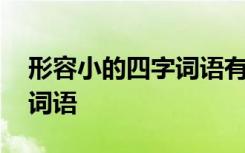 形容小的四字词语有哪些成语 形容小的四字词语