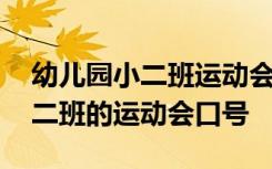 幼儿园小二班运动会口号押韵有气势 幼儿园二班的运动会口号