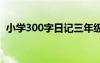 小学300字日记三年级打扫 小学300字日记