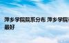 萍乡学院院系分布 萍乡学院有几个校区及校区地址哪个校区最好