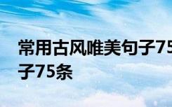 常用古风唯美句子75条图片 常用古风唯美句子75条