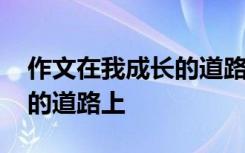 作文在我成长的道路上怎么写 作文在我成长的道路上