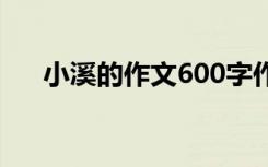 小溪的作文600字作文 小溪600字作文