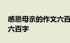 感恩母亲的作文六百字左右 感恩母亲的作文六百字