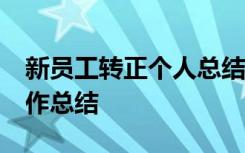 新员工转正个人总结50字 新员工个人转正工作总结