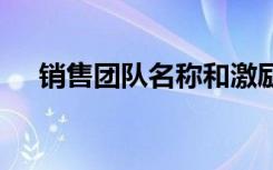 销售团队名称和激励口号 销售团队名称