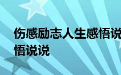 伤感励志人生感悟说说的话 伤感励志人生感悟说说