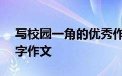 写校园一角的优秀作文 描写校园一角的200字作文