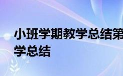 小班学期教学总结第一学期 幼儿小班学期教学总结