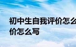 初中生自我评价怎么写600字 初中生自我评价怎么写