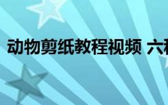 动物剪纸教程视频 六种可爱动物的剪纸教程