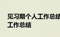 见习期个人工作总结500字通用 见习期个人工作总结