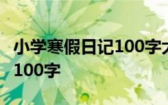 小学寒假日记100字大全100篇 小学寒假日记100字