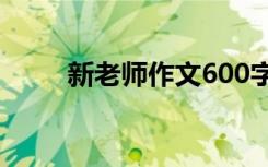 新老师作文600字初三 新老师作文