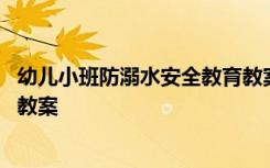 幼儿小班防溺水安全教育教案总结 幼儿小班防溺水安全教育教案