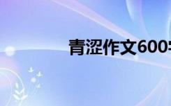 青涩作文600字 青涩的作文