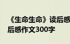 《生命生命》读后感500字 《生命 生命》读后感作文300字