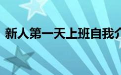 新人第一天上班自我介绍 工作个人自述简短