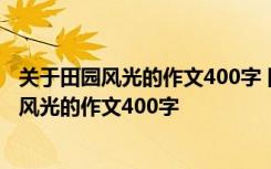 关于田园风光的作文400字 田园风光的作文400字,描写田园风光的作文400字