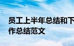 员工上半年总结和下半年计划 员工上半年工作总结范文