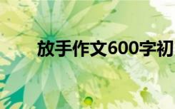 放手作文600字初中 放手作文600字