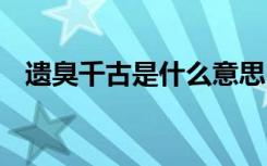 遗臭千古是什么意思 遗臭千年的成语解释