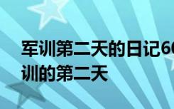 军训第二天的日记600字作文 军训日记：军训的第二天