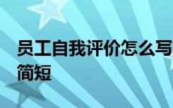 员工自我评价怎么写简短 分享 员工自我评价简短