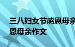 三八妇女节感恩母亲作文400 三八妇女节感恩母亲作文