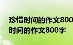 珍惜时间的作文800字高中作文议论文 珍惜时间的作文800字