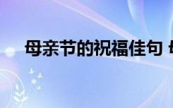 母亲节的祝福佳句 母亲节优美的祝福语