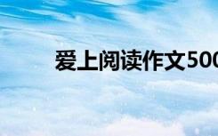 爱上阅读作文500字 爱上阅读作文