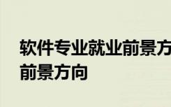 软件专业就业前景方向有哪些 软件专业就业前景方向