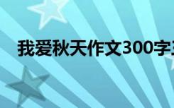 我爱秋天作文300字三年级 我爱秋天作文