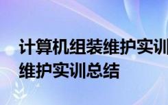 计算机组装维护实训总结怎么写 计算机组装维护实训总结