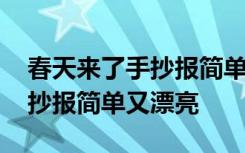 春天来了手抄报简单又漂亮又难 春天来了手抄报简单又漂亮