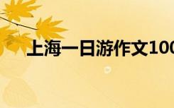 上海一日游作文100字 上海一日游作文