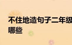 不住地造句子二年级 用不住地造句的例子有哪些