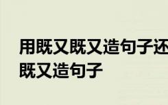 用既又既又造句子还有四字词六年级 用既又既又造句子