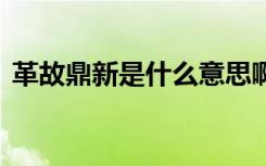 革故鼎新是什么意思啊 用革故鼎新怎么造句