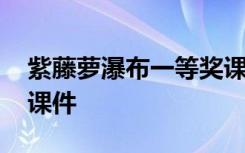 紫藤萝瀑布一等奖课件 《紫藤萝瀑布》优秀课件