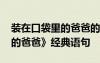 装在口袋里的爸爸的佳词佳句 《装在口袋里的爸爸》经典语句