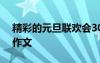 精彩的元旦联欢会300字 精彩元旦联欢会的作文