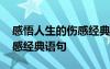 感悟人生的伤感经典语句图片 感悟人生的伤感经典语句