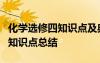 化学选修四知识点及典型例题总结 化学选修4知识点总结