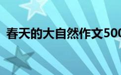 春天的大自然作文500字 春天的大自然作文