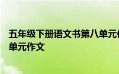 五年级下册语文书第八单元作文500 五年级下册语文书第八单元作文