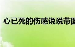 心已死的伤感说说带图片 心已死的句子说说