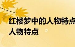 红楼梦中的人物特点用成语表示 红楼梦中的人物特点