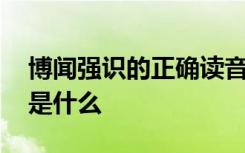 博闻强识的正确读音 博闻强识的读音和意思是什么